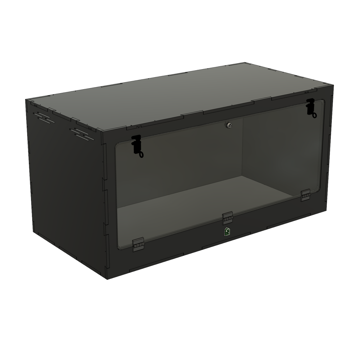 4'x2'x2' Single Swing Down - White Premium HDPE Reptile Enclosure