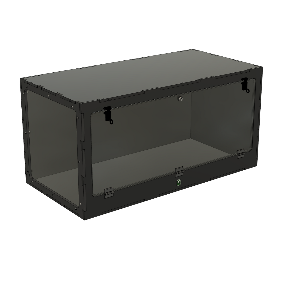 4'x2'x2' Single Swing Down - White Premium HDPE Reptile Enclosure