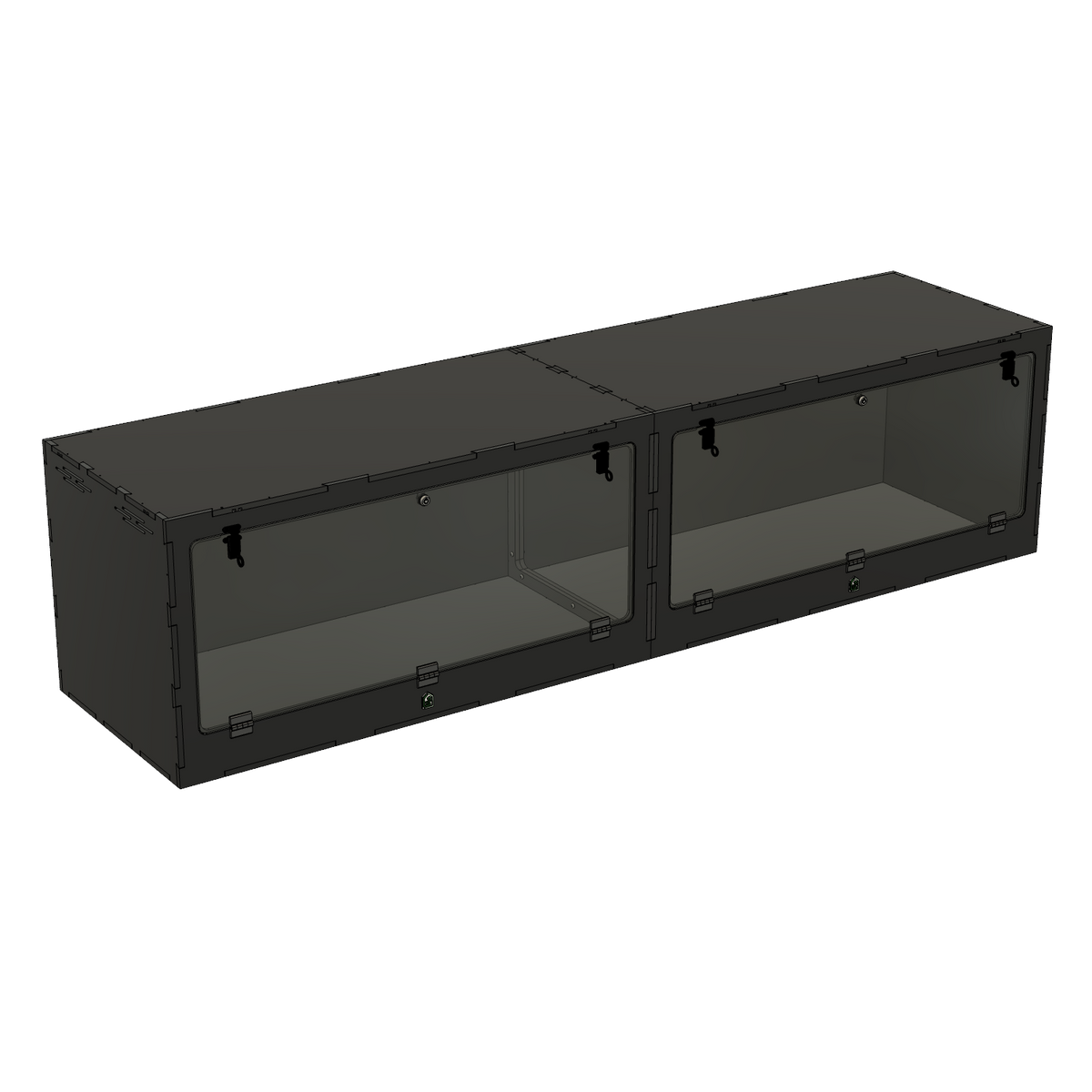 8'x2'x2' - Swing Down - White Premium HDPE Reptile Enclosure
