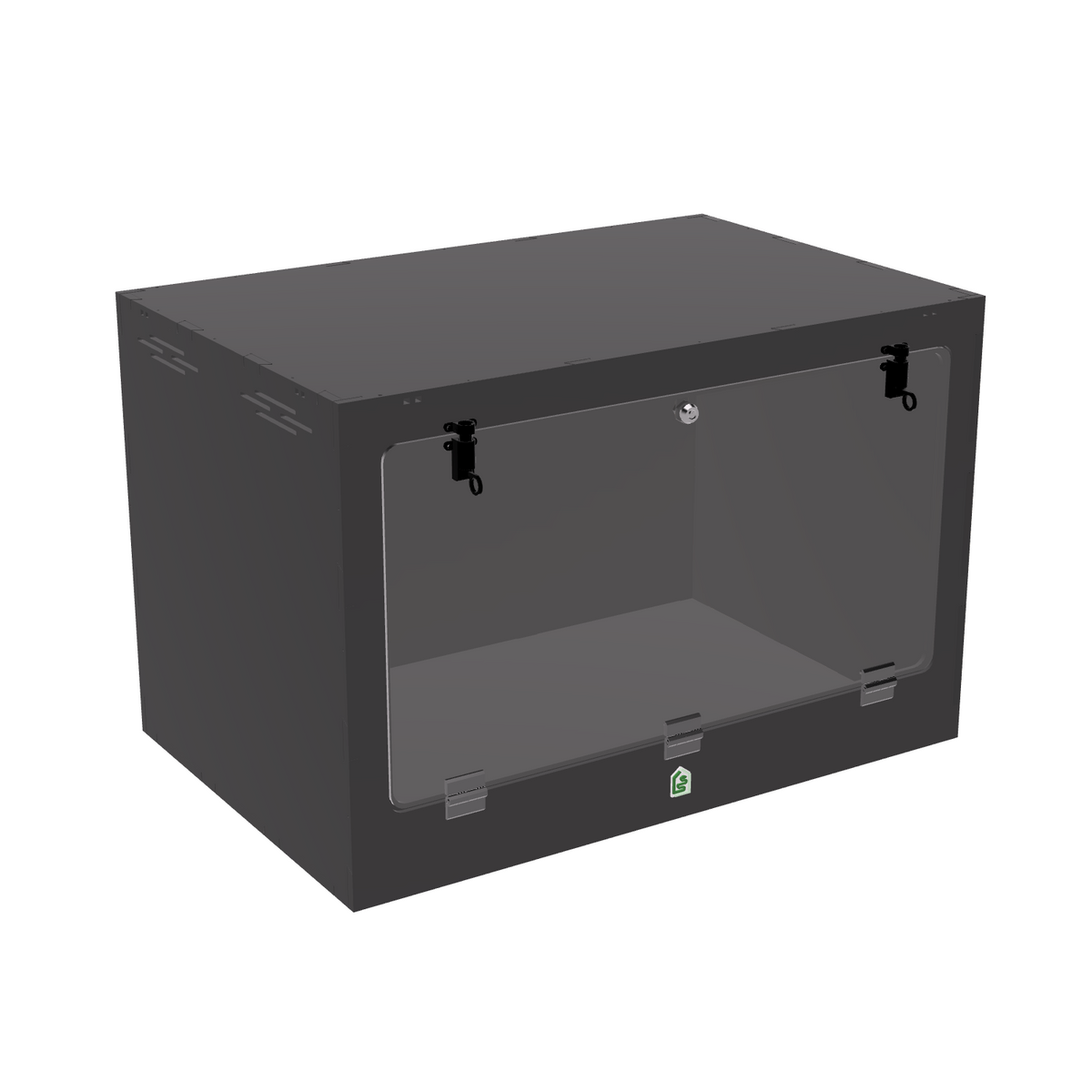 3'x2'x2' Swing Down - Black Premium HDPE Reptile Enclosure