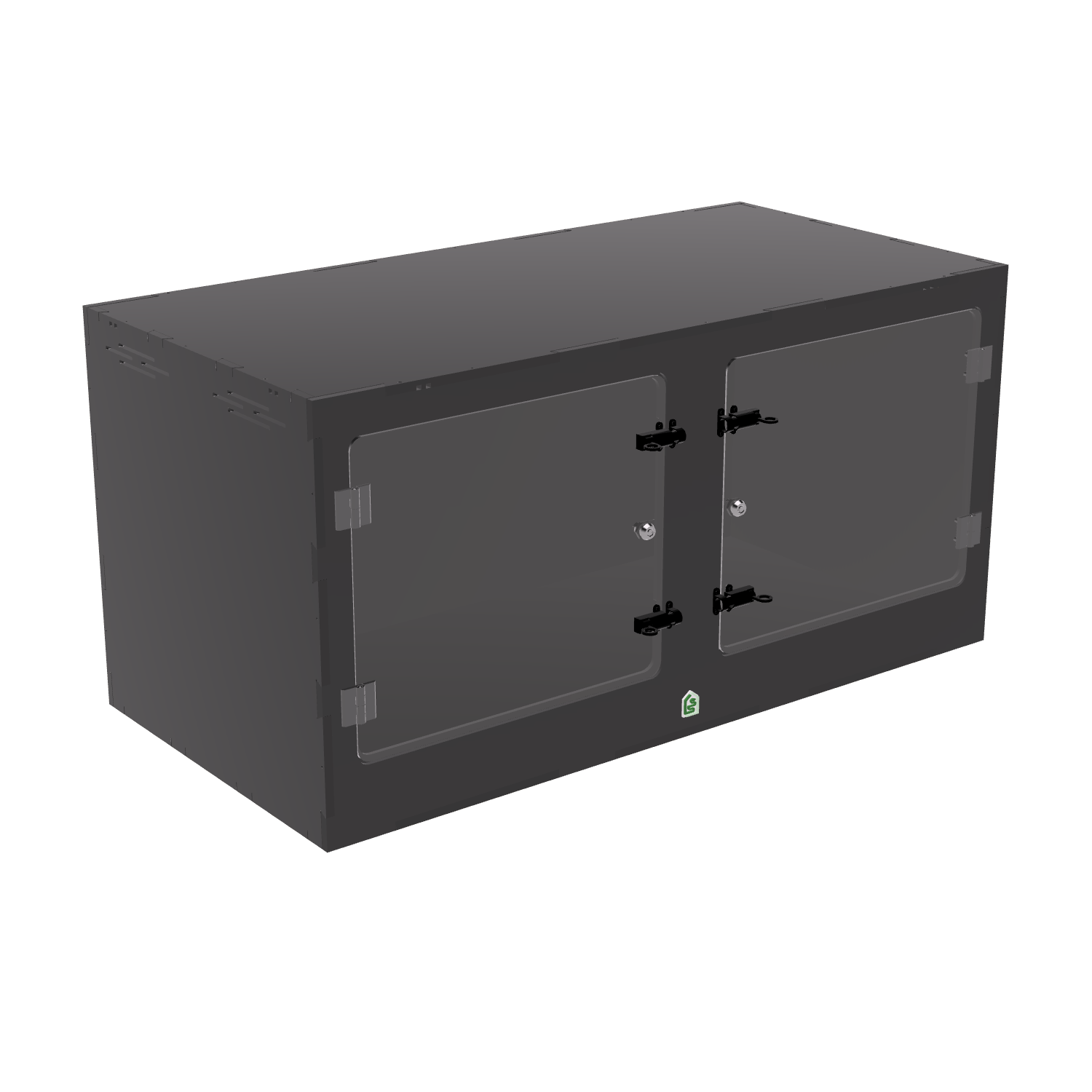 Modular PVC Reptile Enclosure 4'x2'x2' Double Swing Out Doors