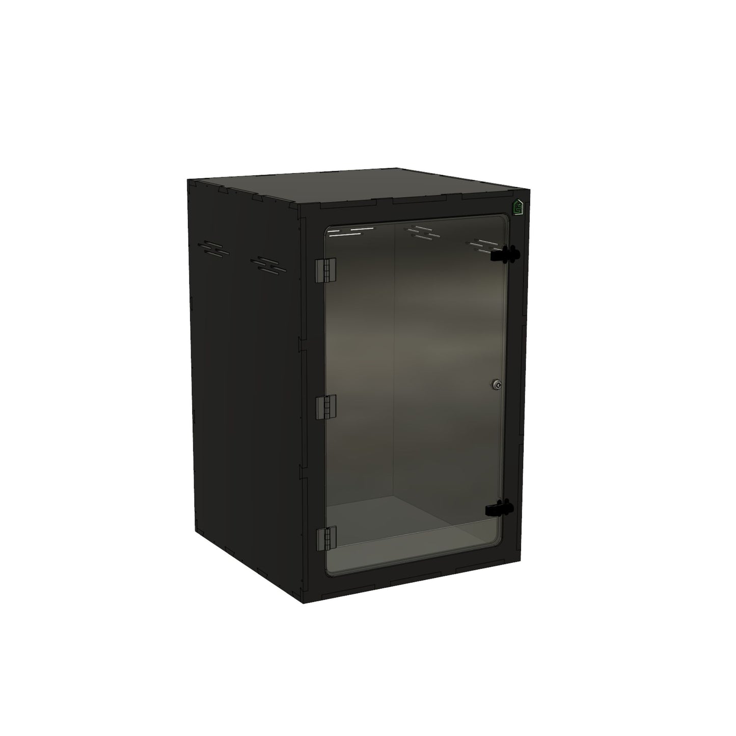 2'x2'x3' - Arboreal - Black Premium HDPE Reptile Enclosure