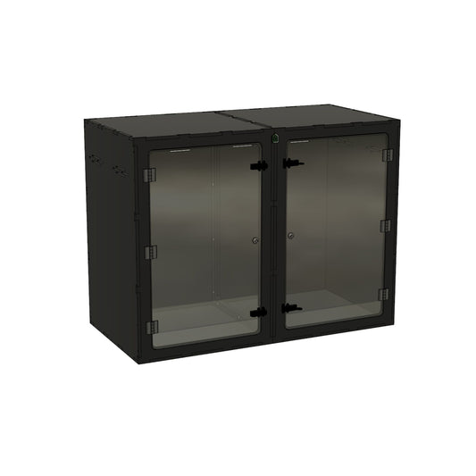 4'x2'x3' - Arboreal - Black Premium HDPE Reptile Enclosure