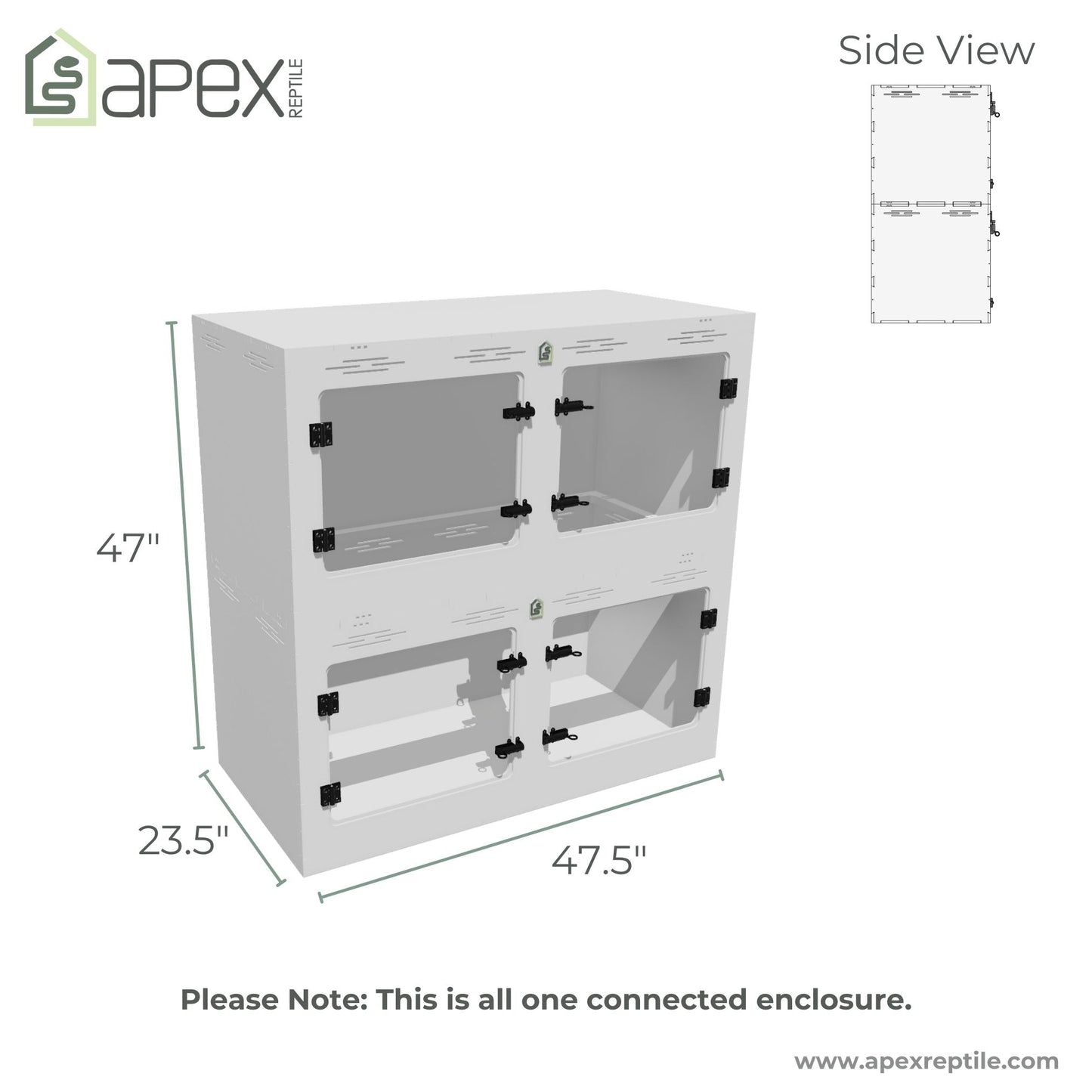 4'x2'x4' - Arboreal Double Swing Out - NOVA