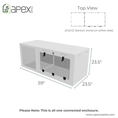 5'x2'x2' - Swing Down - Future Corner Expansion Ready - ALTA + ION