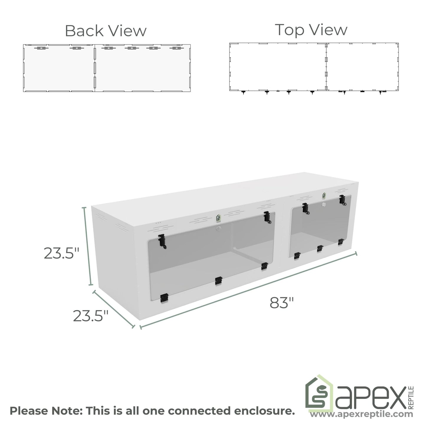 7'x2'x2' - Double Swing Down - ION + NOVA