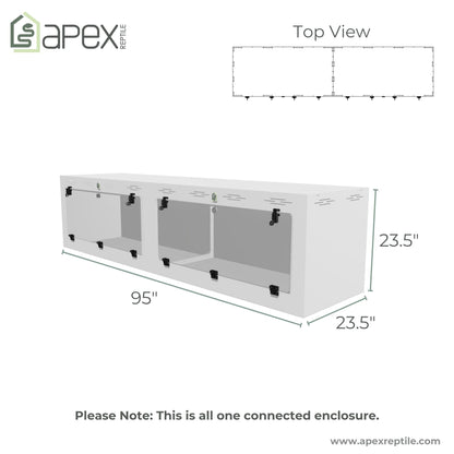 8'x2'x2' - Two Door Swing Down - NOVA + NOVA