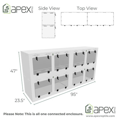 8'x2'x4' - Arboreal Multi Door Swing Down - NOVA