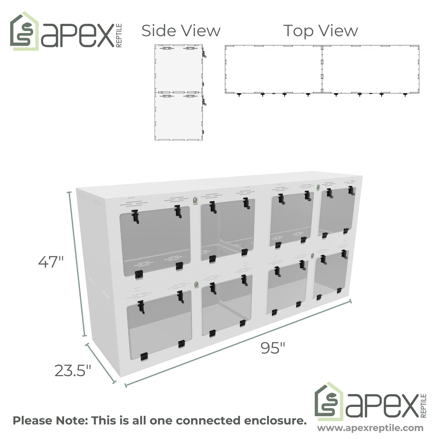 8'x2'x4' - Arboreal Multi Door Swing Down - NOVA