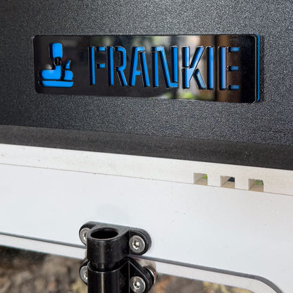 Customized Name Plate, Emblem and Keychain Set