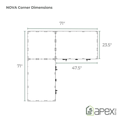 Corner NOVA - 10'x2'x2' - 300 Gallons
