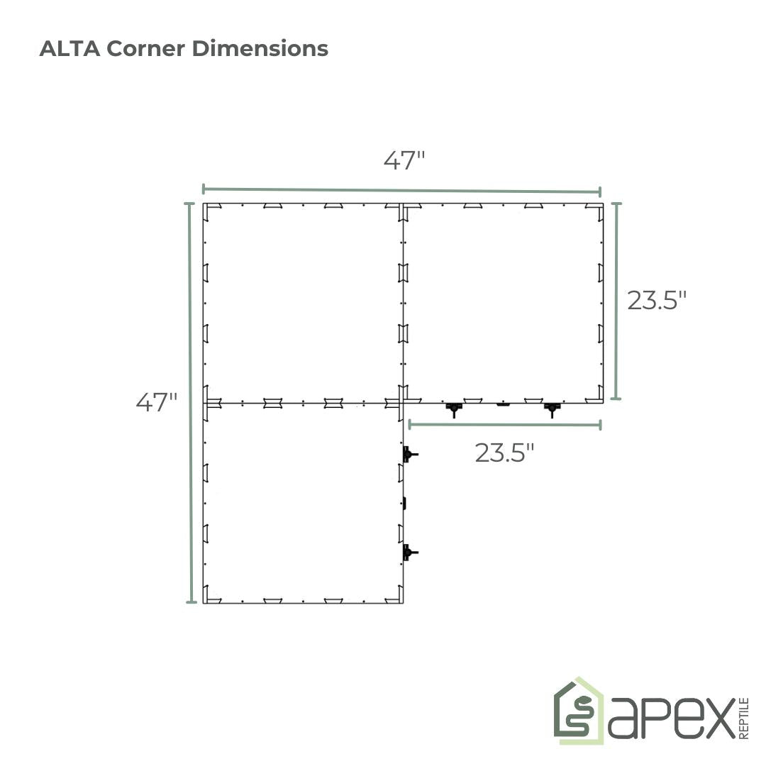 Corner ALTA - 6'x2'x2' - 240 Gallons