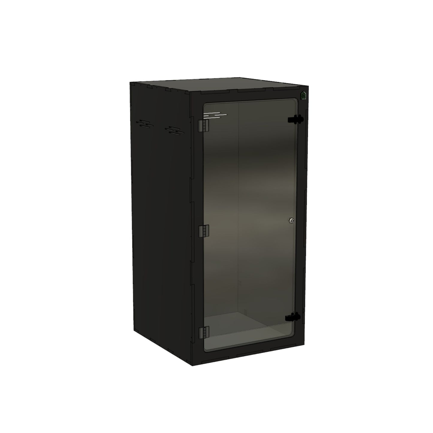 2'x2'x4' - Arboreal - Black Premium HDPE Reptile Enclosure