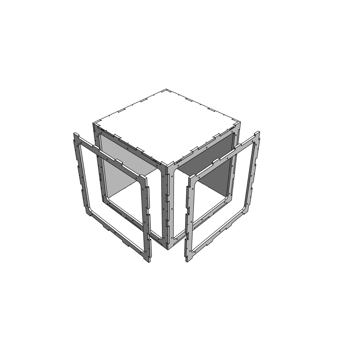 2'x2'x2' Corner Cube Extension