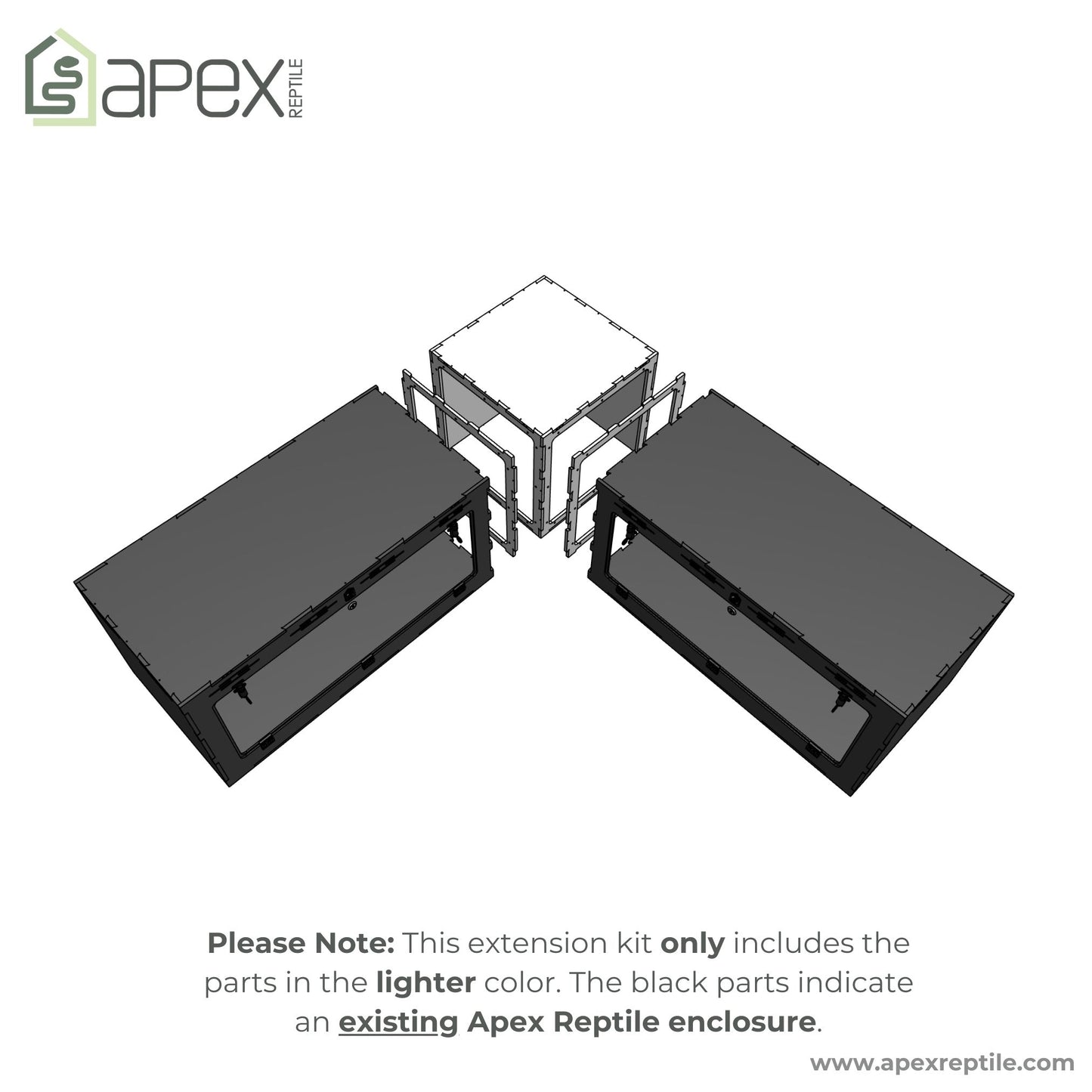 2'x2'x2' Corner Cube Extension