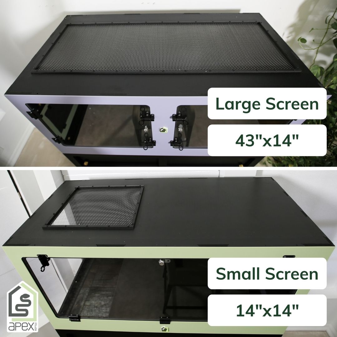 X-outgrow-X様 Modular PVC Reptile Enclosure 4'x2'x2' Double Swing Out Doors